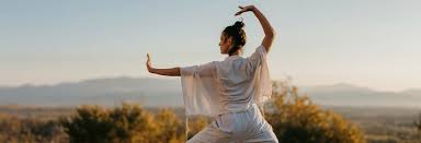 Outdoor yoga at sunset